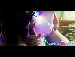 Brunette Amateur Blowjob & Cumshot