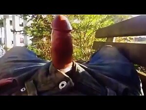 Outdoor Masturbation: He Can Cum In My Mouth