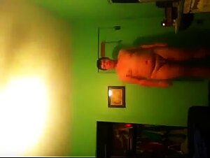 Chubby Guy Strokes Small Cock